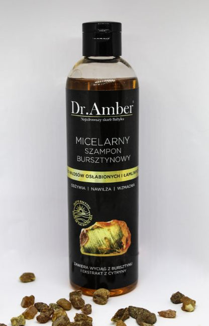 Micellar amber shampoo